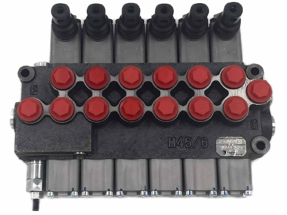 Hydrocontrol HC-M45/6-IR301-(160) W001H001F001*6-AG02 válvula hidráulica empilhável da válvula de controle direcional manual