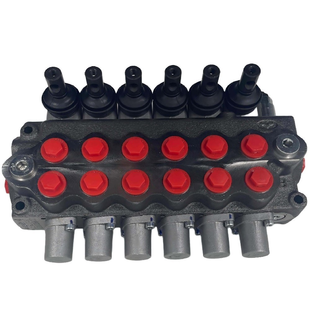Valvoil SD5 / 6-P (KG3-160) / 18L / 18L / 18L / 18L / 18L / 18L / AET manual 6 bobina válvula direcional monobloco 45L / min 315bar válvula hidráulica seccional