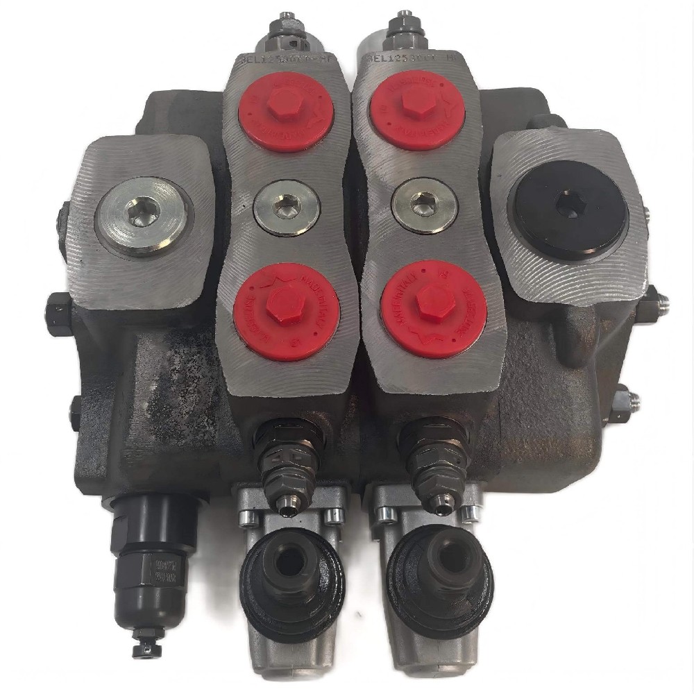 Valvoil SD25 / 2 / AC (XG-250) / 111L / 28L / RC Válvula de controle direcional seccional 240 L / min 2-bobina Válvula hidráulica aberta do centro